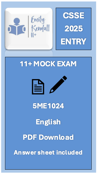 (11+)CSSE: English Mock Exam 10