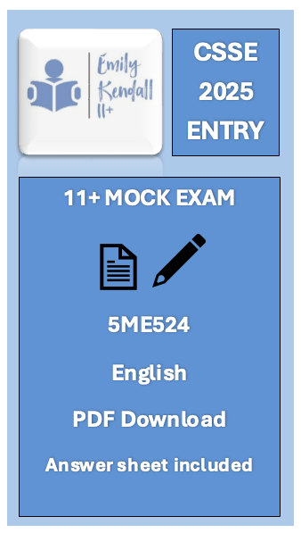 (11+)CSSE: English Mock Exam 5