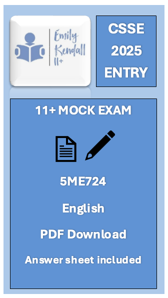 (11+)CSSE: English Mock Exam 7