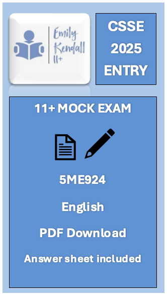 (11+)CSSE: English Mock Exam 9