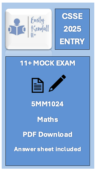 (11+)CSSE: Maths Mock Exam 10