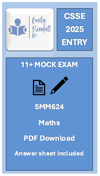 (11+)CSSE: Maths Mock Exam 6