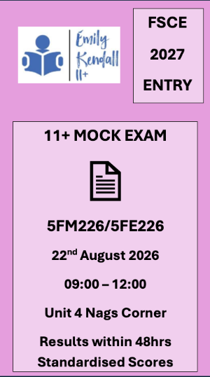 August 22nd 2026 (11+) FSCE Mock Exam