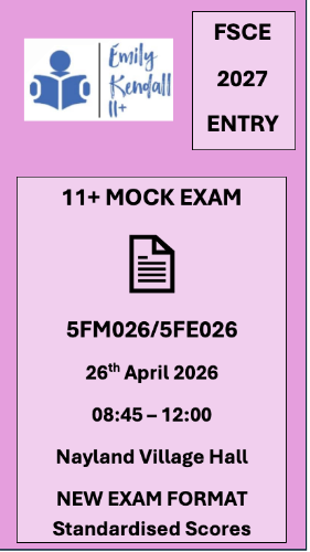 April 26th 2026 (11+)Free FSCE Mock Exam (NEW EXAM FORMAT)