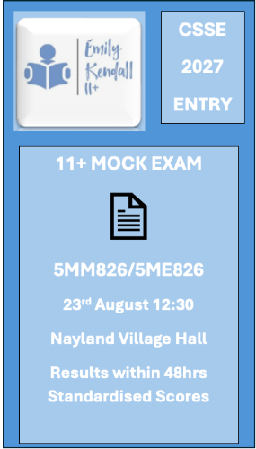 August 23rd 2026 (11+) CSSE Mock Exam Session 2